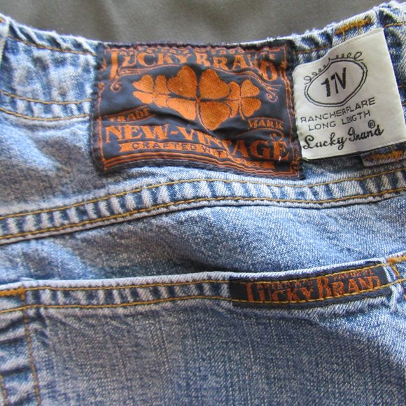 Womens Vtg Lucky Brand Jeans Rancher Flare Sz 12/21 - Picture 3 of 7